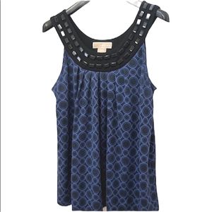 Michael Kors Sleeveless Beaded Collar Tunic